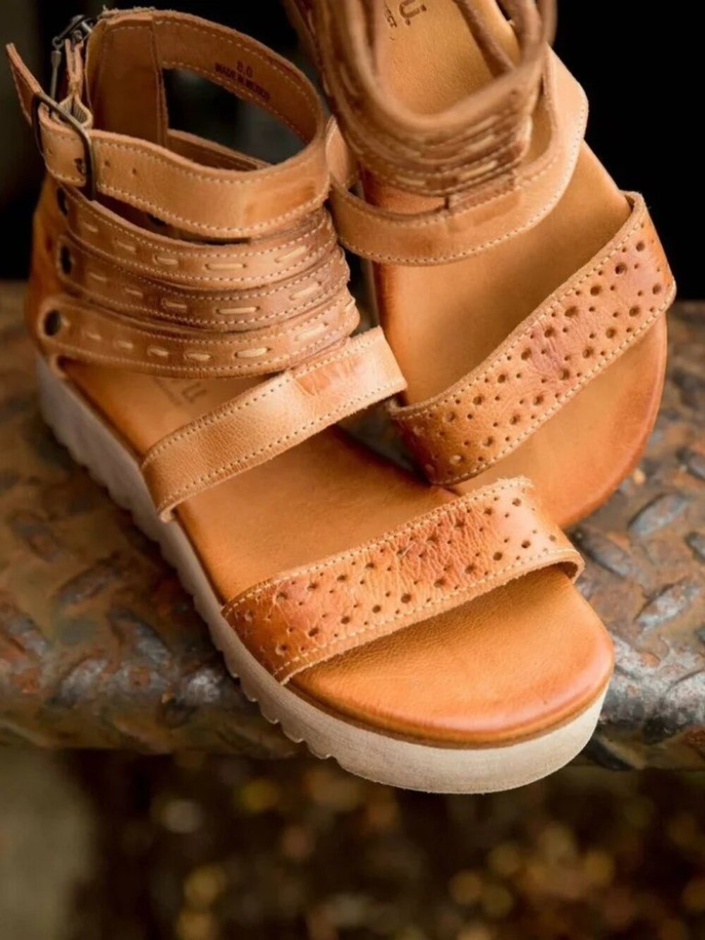 Bed|Stü Artemia Sandals Women's Size 9 ~ Tan Rustic ~ New in Box